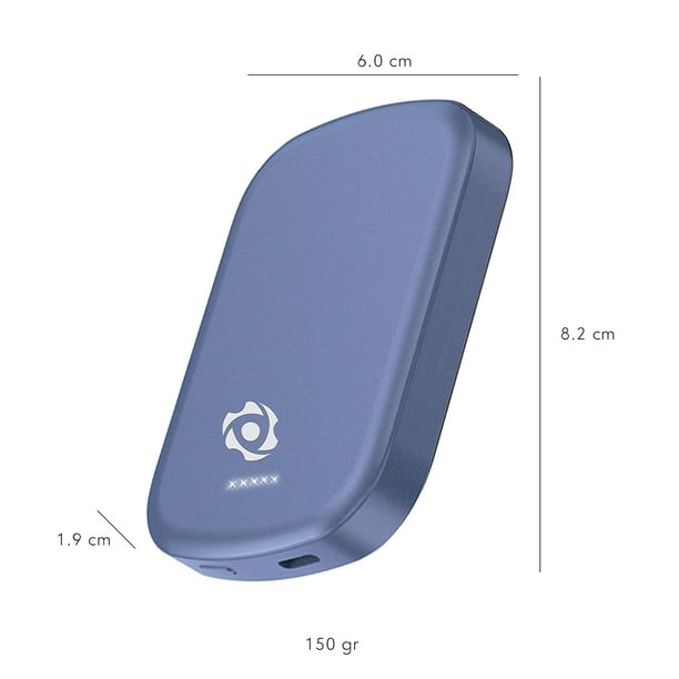 Batería Powerbank MagSafe inalámbrico 10,000 mAh Azul LIFE CONNEKT  FRUTILÜPI SHOP MX Compacto