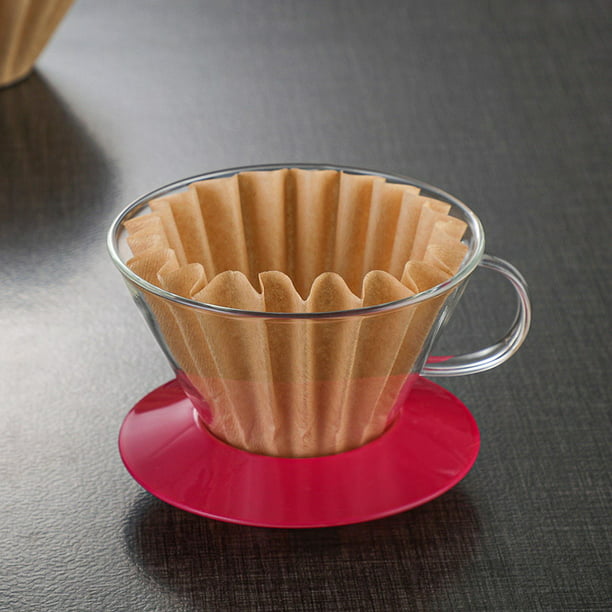 Papel de filtro de café Premium 50x, accesorios de cocina, filtros de  cesta, papel de una sola porción para cafetera Espresso, máquina de café  con L Sunnimix Papel de filtros de café