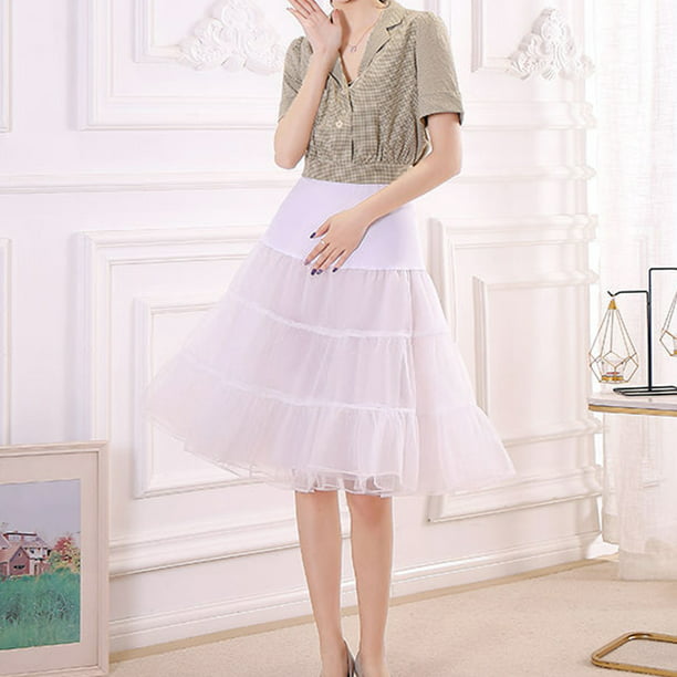 COSYDAYS Falda tutú para mujer, falda de tul en capas multicolores, enagua  de los años 50, falda de burbujas de ballet para fiesta y baile