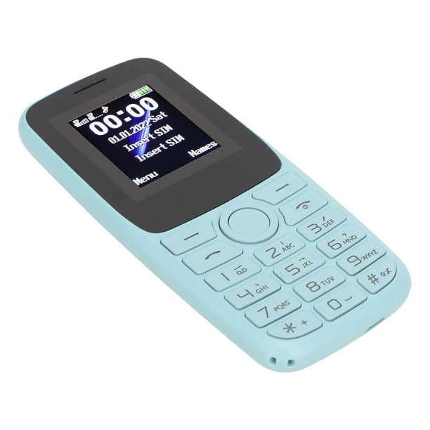 Teléfono celular para personas mayores 2G Dual SIM Botón grande Pantalla HD  de 2,4 pulgadas Batería de larga duración de 6800 mAh Teléfono celular para  personas mayores desbloqueado para personas mayores Verde