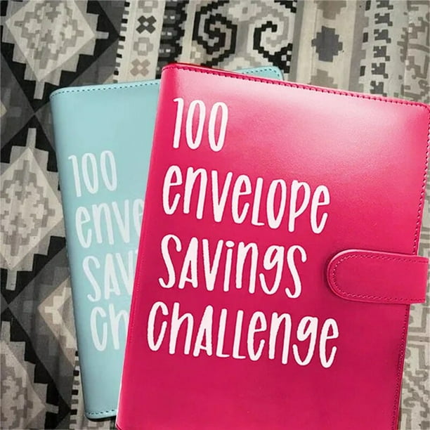 Carpeta de desafío de sobre 100, carpeta de ahorro de desafío de