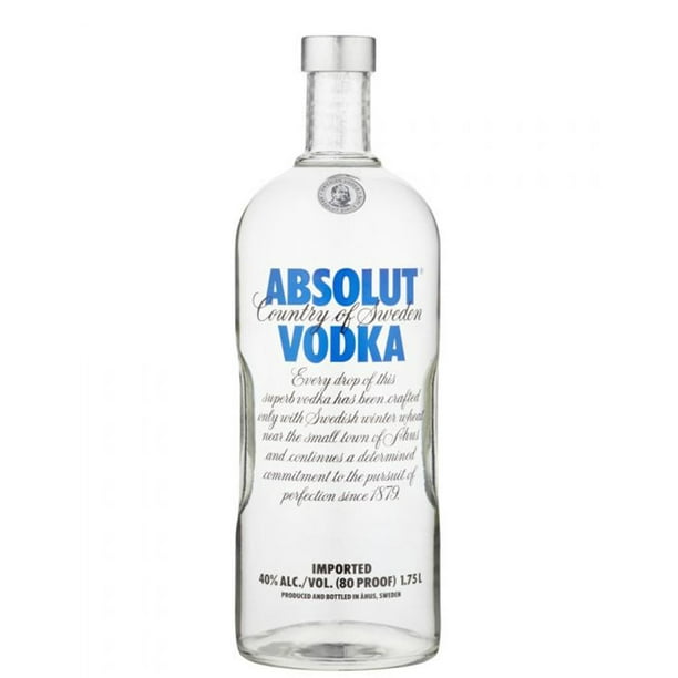 Pack de 4 Vodka Absolut Blue 1.75 L Absolut Blue
