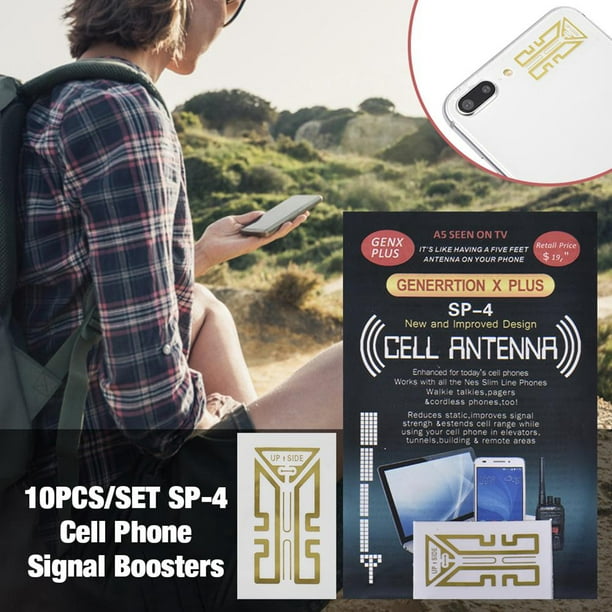 Amplificador de señal de antena Universal para teléfono móvil, pegatinas de  mejo