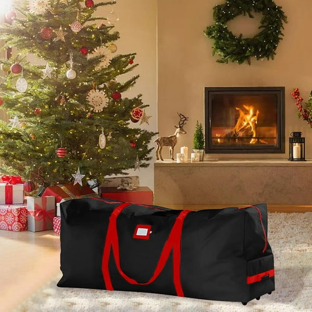 Video, Una excelente opción para guardar el árbol navideño es nuestra bolsa  con ruedas que puede transportar fácilmente y colocar en cualquier espacio  de su