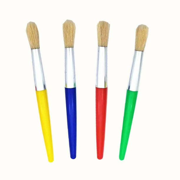 Colorations® Juego de 12 pinceles gorditos para niños, pinceles de pintura  para niños, pinceles para niños, fácil de sostener y mover la pintura