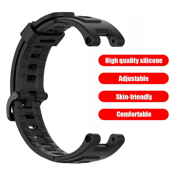 Compre Banda de Reloj de Reemplazo de Correa de Reloj Inteligente de Acero  Inoxidable Para Huami Amazfit T-Rex Pro/Amazfit T-Rex - Plata en China