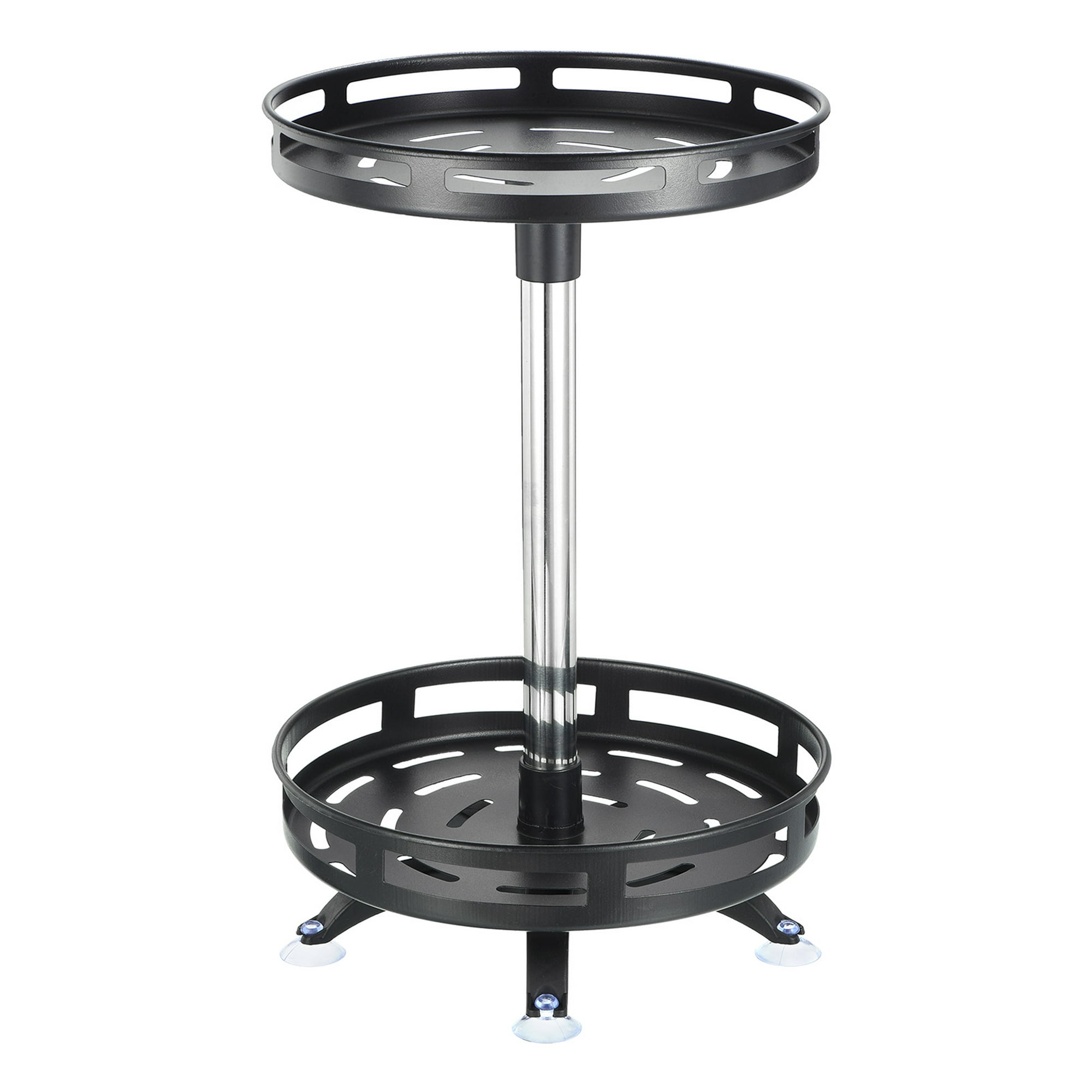 Lazy Susan Tocadiscos Organizador, 3 Nivel Rotatorio Especias Estantes  Metal Condimentos Organizadores para Gabinete Despensa Cocina Encimera Baño  Refrigerador Unique Bargains Bandeja giratoria