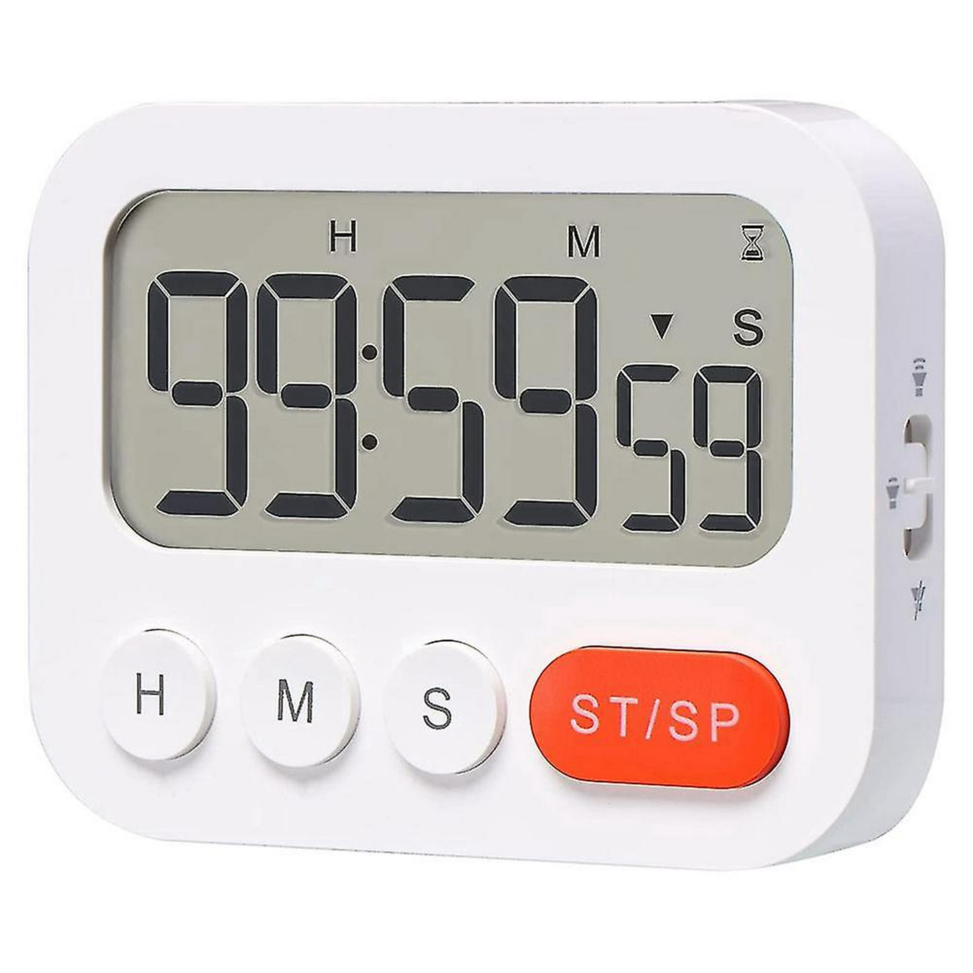 Temporizador de cocina, reloj de temporizador mecánico de 60 minutos,  temporizador de cocina con reloj despertador de campana, no necesita  batería