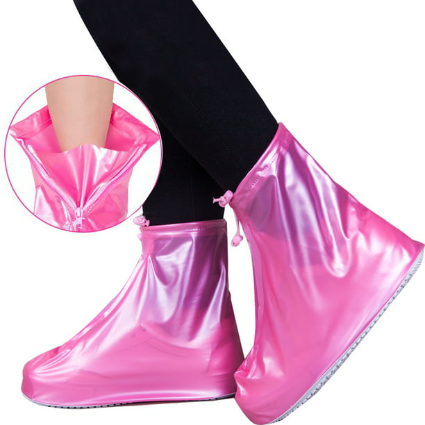 Botas de lluvia reutilizables IUL, cubiertas para zapatos de lluvia,  chanclos impermeables antideslizantes, chanclos plegables para  hombres/mujeres/niños Ofspeizc LRWJ134-8