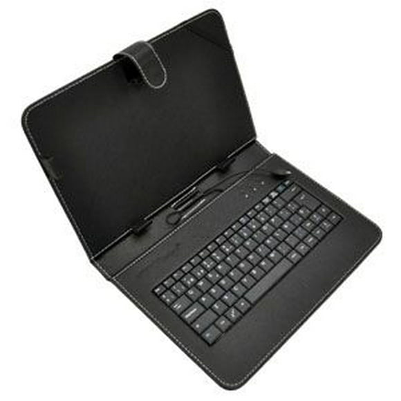 funda con teclado para tabletas de 10 pulgadas color negra mcfunte10 master mcfunte10