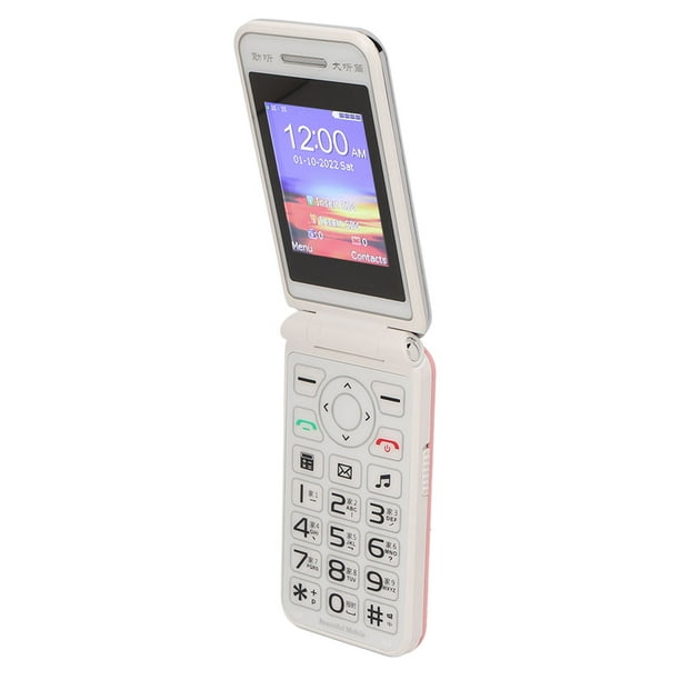 Teléfono móvil con tapa 2G teléfono celular con tapa para personas mayores  desbloqueado con botones prominentes pantalla grande de 28 pulgadas  teléfono con tapa de espera ANGGREK Otros