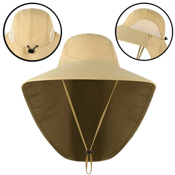 Sombrero de pescador de pesca UV, secado rápido, montañismo transpirable,  sombrero de sol para ho…