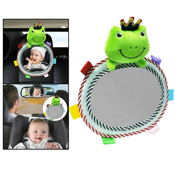 Espejo de asiento trasero de coche, espejo retrovisor, ajustable, espejo  infantil de , para estilo rana perfke Espejo del asiento trasero