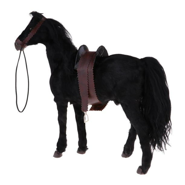Caballo de plástico surtido, modelo animal de simulación, caballo