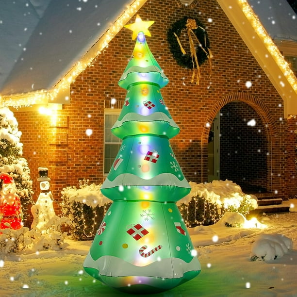 Esferas inflables de Navidad para exteriores, grandes y modernos adornos de  Navidad de 24 pulgadas para interiores, decoración de patio reutilizable