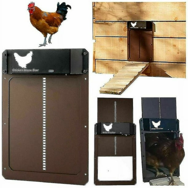 Puerta automática para gallinero, Sensor de luz, puerta para gallinero, puerta  para gallinero, puerta automática multimodo para gallinero