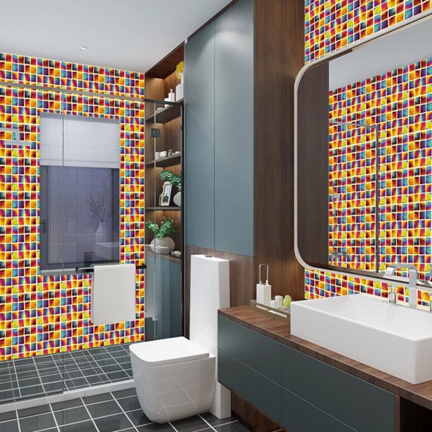  Decoración de pared para cocina, papel tapiz