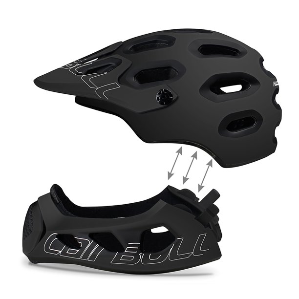 Casco de bicicleta de cara completa Casco de ciclismo para adultos con  barbilla desmontable