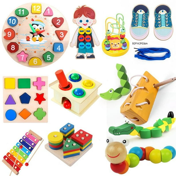 juegos didacticos para niños, montessori juguetes educativos, Juguetes  Educativos Montessori para niños de 3 años, material