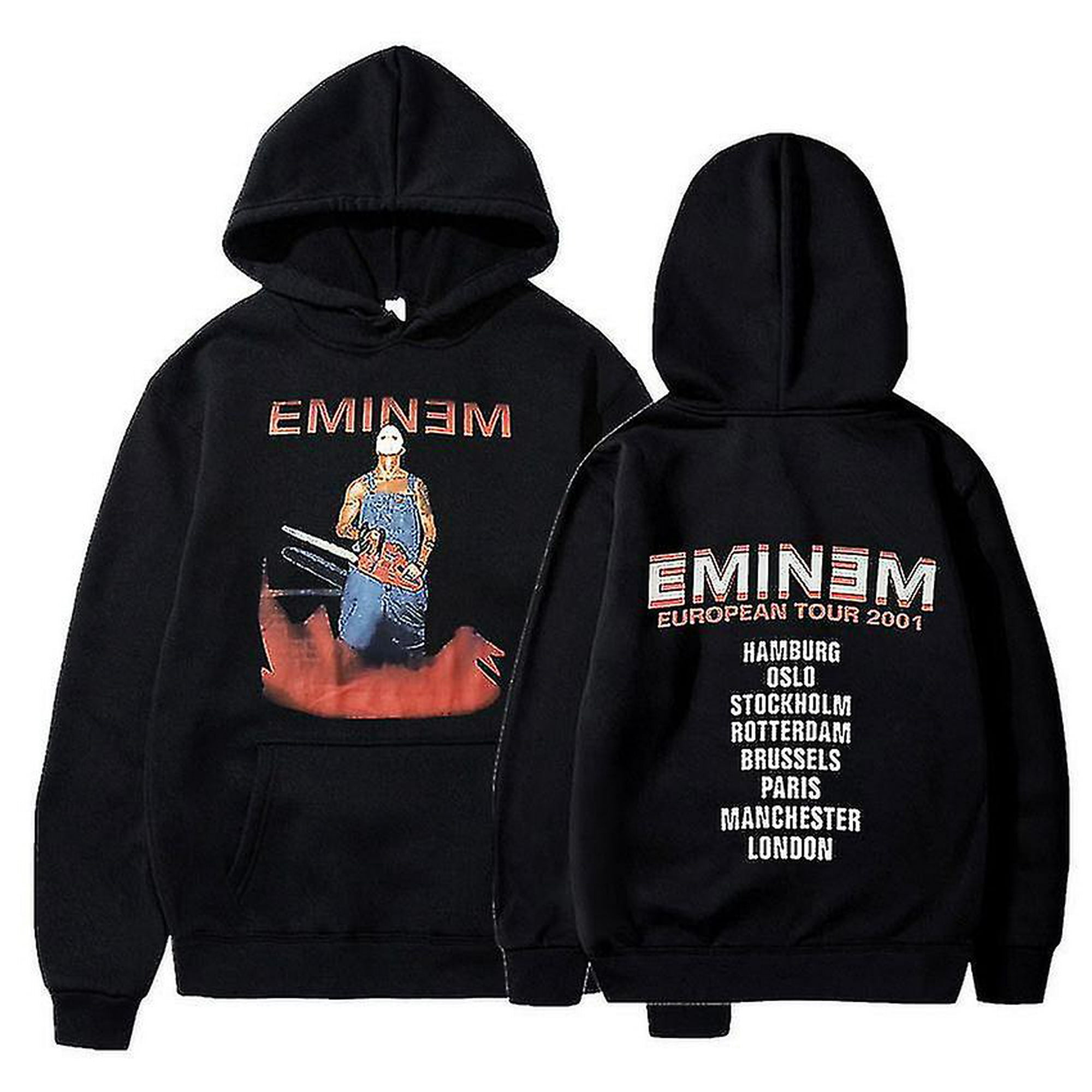 Eminem Anger Management Tour 2002 Sudadera con capucha Vintage Harajuku Funny Sudaderas Manga Hombres Mujeres Pullover Moda bronceado | Walmart en línea
