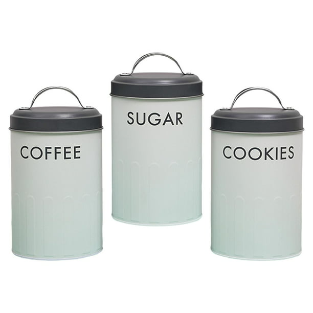 3 Uds. Tarros de Almacenamiento de Azúcar para Té Y de Cocina, con