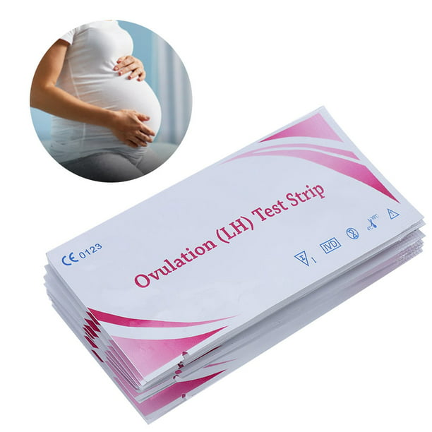 Las tiras de prueba de ovulación LH, rastrean con precisión la prueba de  ovulación, resultado de alta sensibilidad para las pruebas caseras de las  mujeres, palos de detección de orina en el