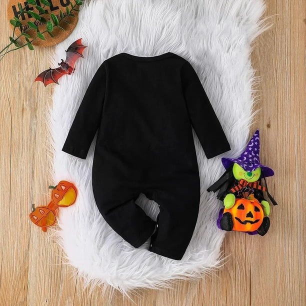 Disfraz de Halloween Bebé Niños Niñas Mono Preescolar Niños Niñas Con  Capucha Manga Larga Estampado Tesoro Cultural