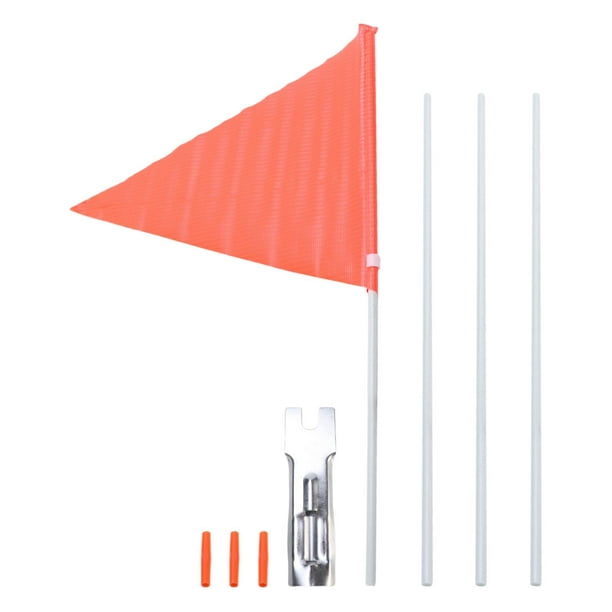 Bike Safety Flag,Bike Safety Flag with Pole,Bike Handlebar Mount Flag  Square Flags Decor,Kids Bike Tricycle Scooter Handle Bar Decoration,Cycling  Cyclist Motorcycle Safety Banner,Flag Cycle 