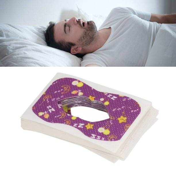 Cinta bucal en forma de X para dormir para reducir los ronquidos y hablar  durante el sueño Pegatinas bucales antironquidos