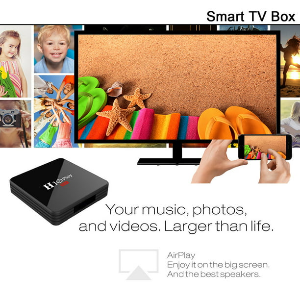 Caja de TV TV Stick para Android 10.0 Smart TV Box Streaming Media Player  Streaming Stick 4K Soporte HDR con control remoto (1GB RAM + 8GB ROM)  Irfora Caja de TV