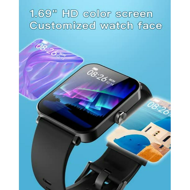 Reloj Inteligente Smartwatch 4 Correas Para Android/iPhone Color
