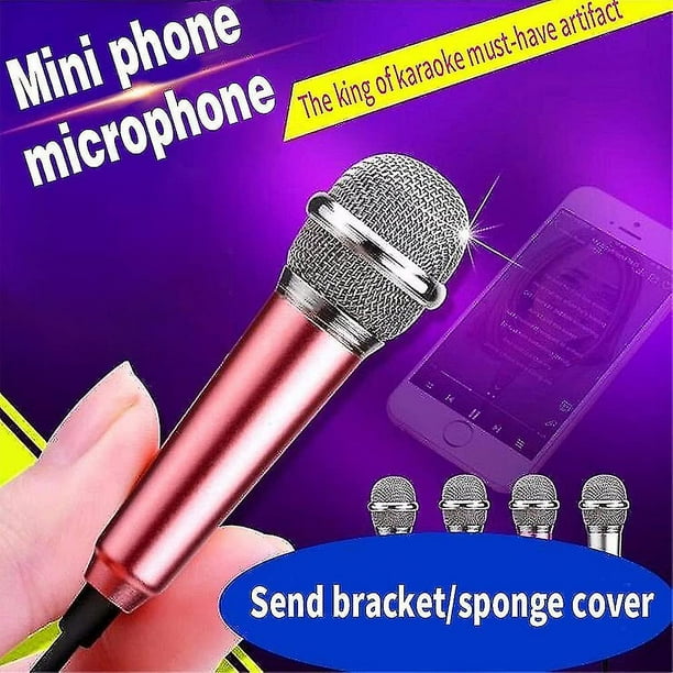 Mini Micrófono De 4 Piezas Micrófono Pequeño Mini Micrófono