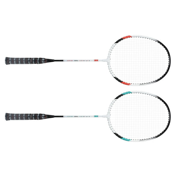 Badminton Racket, Purple Ferroalloy Durable Practical Badminton Racquets 2  Pcs Skidproof Handle for Gym