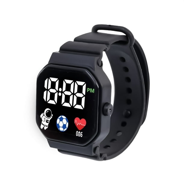 Reloj inteligente para reloj de pulsera Digital para niño y niña, correa de silicona, deporte, Fitness, reloj electrónico LED, relojes de seguimiento de la salud Gao Jinjia LED | Walmart en