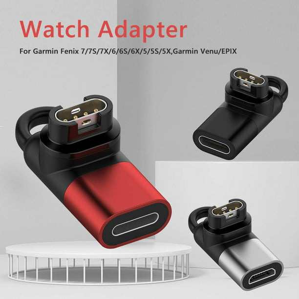 Carga de reloj para Garmin Watch, cargador Garmin USB de 3 pies y  transferencia de datos, para Garmin Fenix 7X 7 6X 6 6S 5 5X 5S Plus,  Forerunner 935