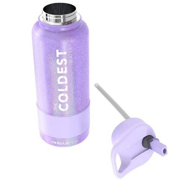 Coldest Sports Water Bottle - 32 oz (Straw Lid), Leak Proof