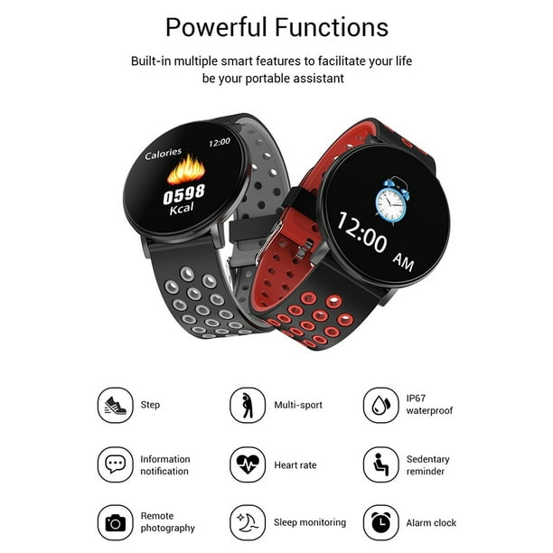 Smartwatch 119 Plus, Ips Redondo De 1.3, Ritmo Cardíaco + Presión Arterial  + Oxígeno, Podómetro +