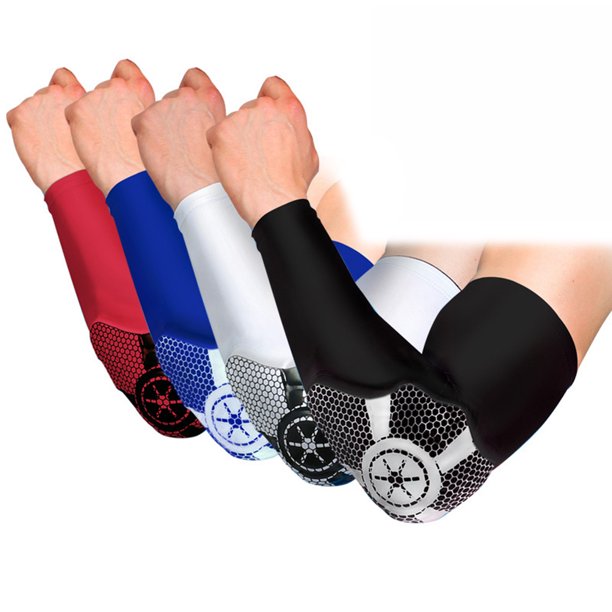 1 pieza de manga de brazo para baloncesto, fútbol, codo, soporte para  ciclismo, brazalete protector FRCOLOR Hogar7420232