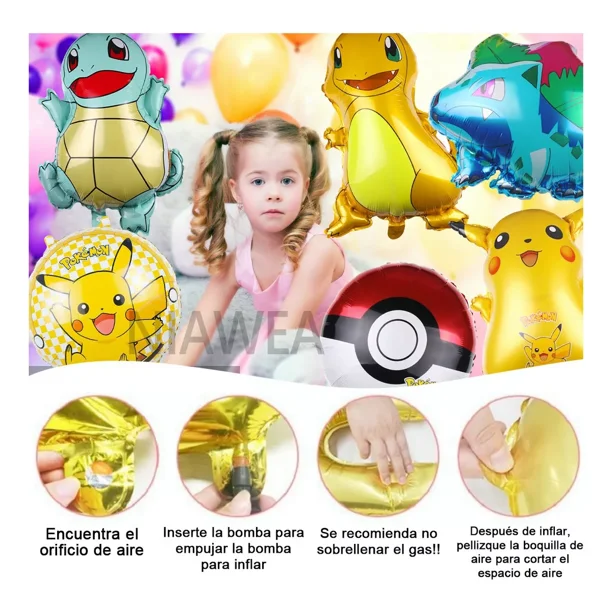 70 Ideas para decoración de Fiesta temática de Pokémon  Decoracion  cumpleaños pokemon, Cumpleaños de pokemon, Decoracion fiesta