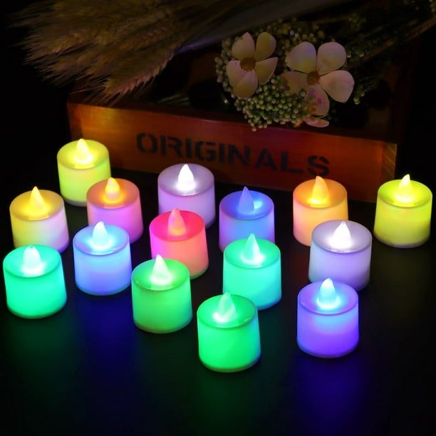 Comprar Velas sin llama, velas románticas con luz LED, funciona
