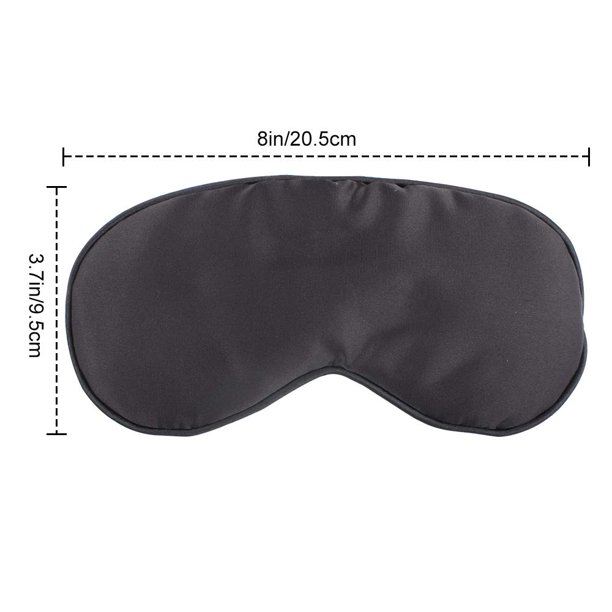 Antifaz para dormir, el antifaz OIOSEN con diseño 3D para mujeres, hombres,  súper suave y bloqueo de la luz 100% y con forma en 3D (Negro)