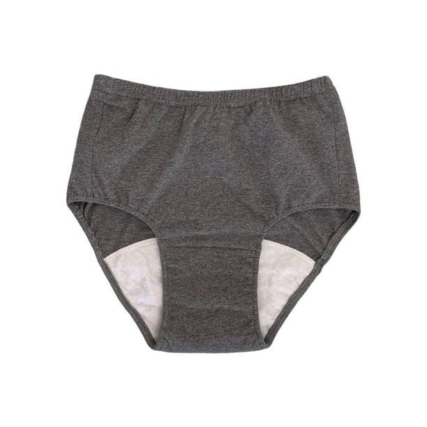 Pañales para Ancianos Ropa Interior Reutilizable Lavable para Hombres  Mujeres Adultos Ancianos gris oscuro L Zulema Pantalones de pañales para