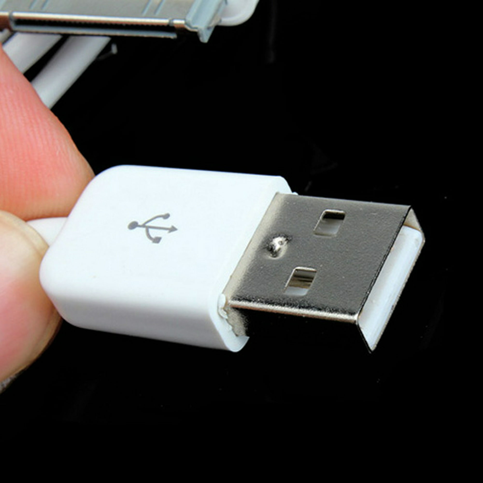 3x Cable Cargador de Datos de Sincronización USB Se adapta a iPhone 4 4S  iPod Touch 4ta Generación