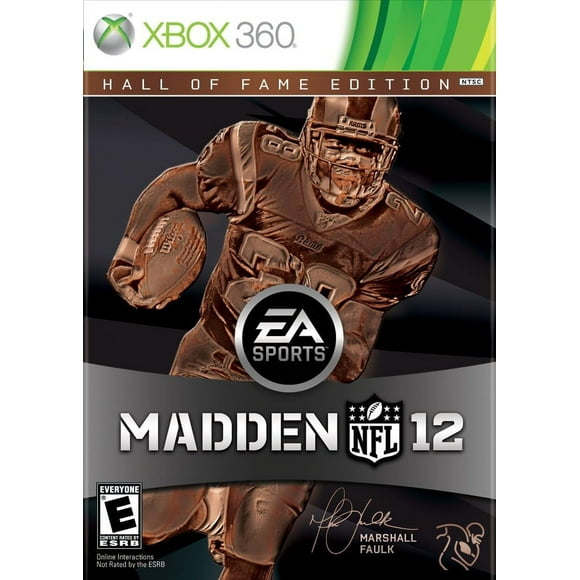 madden nfl 12  hall of fame  xbox 360 electronic arts xbox 360
