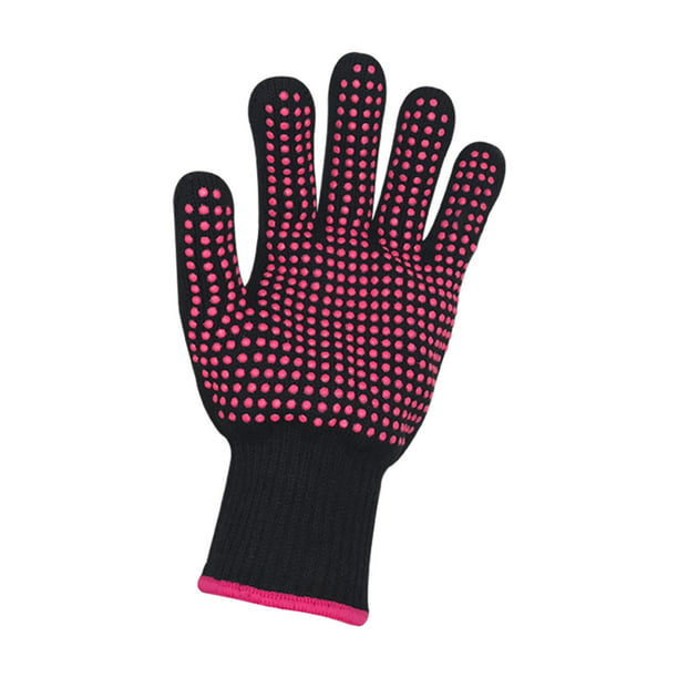 2 paquetes de guantes profesionales resistentes al calor, guantes para los  dedos, cómoda alfombrilla térmica para alisadores de cabello, peluquería, -  Los 22x10x1cm Baoblaze Guantes resistentes al calor