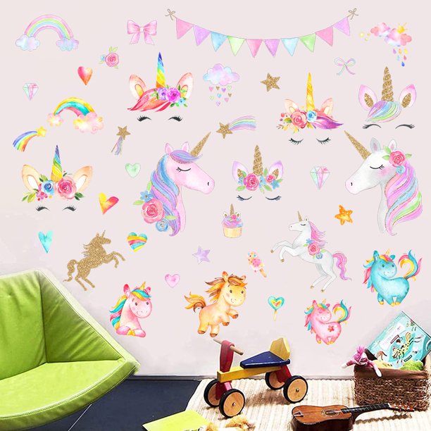 chollosyofertas.com - Unicornio Pegatinas Pared Decorativas Dormitorio  Infantiles, Pegatina Pared Luminosas Estrellaspor 15,99 € ¡¡Ahorras 15,99  €!! Super Oferta ❗ 🔥 # #descuentos #online #Shoponline ❌ Precio  original: 31,98 € ✓ Precio