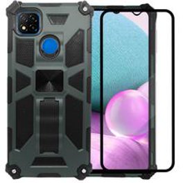 Funda De Uso Rudo Doble Capa Color Azul Para Oppo A52/A72 Rugged Robot Con  Soporte Más Mica 9d