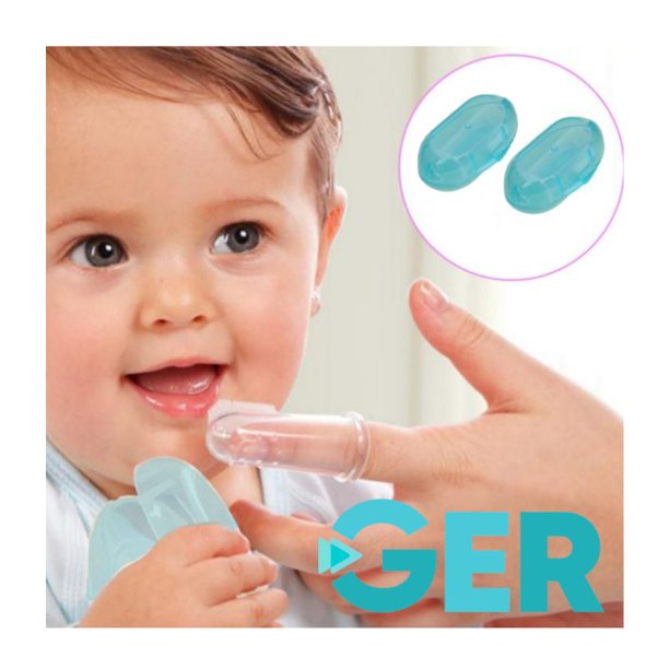 Set 3 cepillos dientes bebé (3 a 24 meses): cepillo de dedo, libre