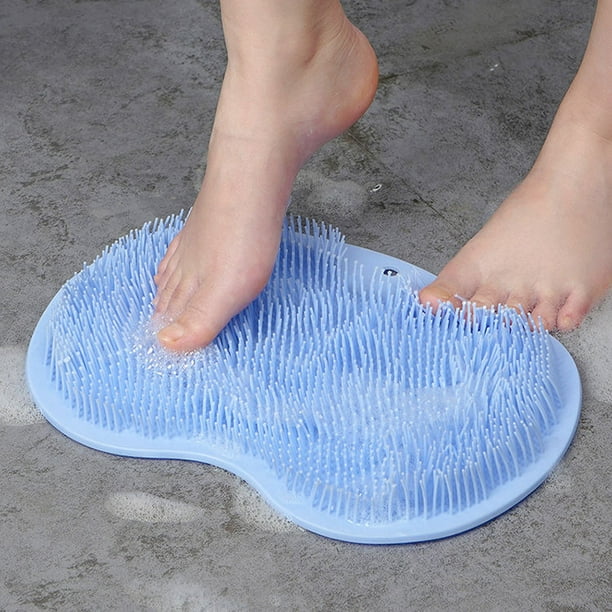 Depurador de pies de ducha, cepillo de fregado de masaje de pies de ducha  con cerdas fuertes antideslizantes y suaves para un cuidado de pies limpio  profundo mejora la circulación exfoliante