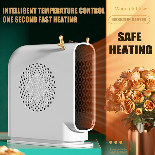 Calefactor PortáTil Termostato PortáTil Calentador PequeñO Calentamiento  rápido, seguro y silencioso Adecuado para Sala de Estar : : Moda